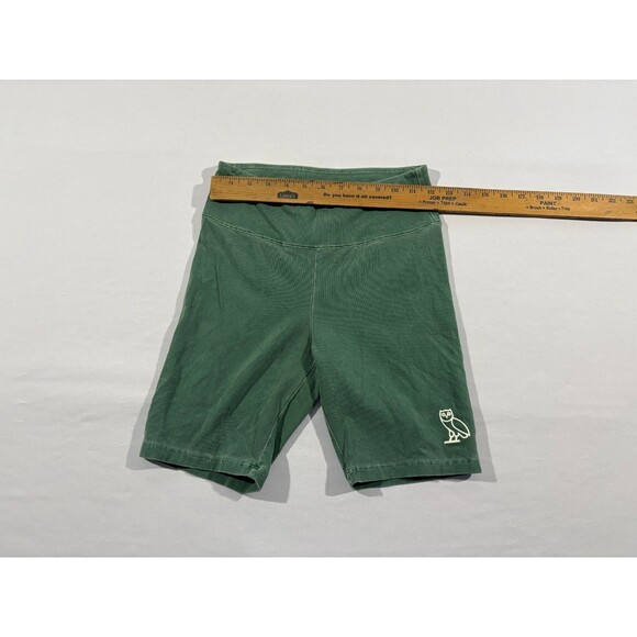 October’s Very Own OVO Women's Garment Dye Bike Short Green SS22 Sz S CANADA - Picture 4 of 11